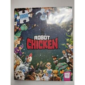 NEW Sealed Adult Swim Robot Chicken It Was Only A Dream 1000 Piece Jigsaw Puzzle